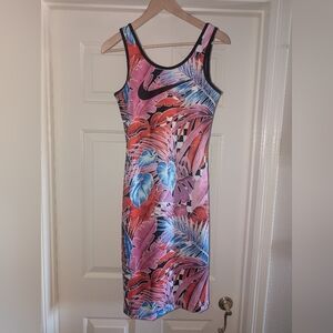 Nike Pink Floral Athletic Dress S